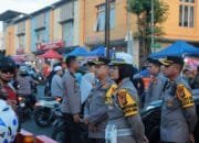 Kapolres Kampar Lakukan Pengamanan Pasar Tumpah Jelang Buka Puasa