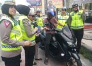 Satgas Binluh Kampanye Keselamatan dan Sosialisasi Tertib Berlalu Lintas Sampai H+12 Ops Keselamatan LK 2024