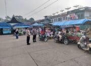 Polsek Jajaran Polres Kuansing Berhasil Amankan Pasar Ramadhan di Berbagai Wilayah