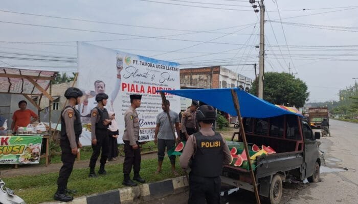 Patroli Rutin Sat Samapta Polres Kuansing Meningkatkan Keamanan di Teluk Kuantan