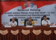 Polres Kampar Terima Tim Audit Kinerja Itwasda Polda Riau