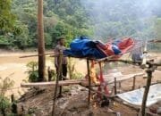 Aktivitas PETI di Desa Lubuk Ambacang Kecamatan Hulu Kuantan Dihentikan oleh Polsek Hulu Kuantan
