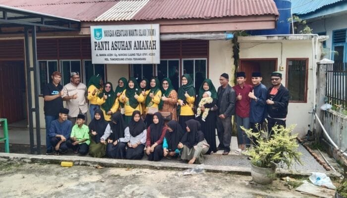 Dewi Sartika Misuri Kota Pekanbaru Berbagi Kebahagiaan di Panti Asuhan Amanah