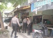 Sat Samapta Polresta Pekanbaru Dalam Rangka OTR LK 2024 Patroli Jalan Kaki Cegah Gangguan Kamtibmas