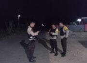 Kapolsek Rambah Hilir Lakukan Patroli Gerebek Sahur