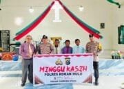 Personil Polsek Tambusai Utara Giat Minggu Kasih Quick Wins Presisi