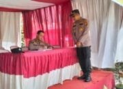 Peninjauan dan Pengecekan Pos PAM Polsek Singingi Oleh Tim Supervisi OTR Lancang Kuning Tahun 2024 Polres Kuansing