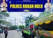 Iptu Hendra Pimpin Apel Pagi Giat KRYD Personil Pos Yan Pematang Baih Pasca OKLK-24 Polres Rohul