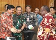 Panglima TNI Hadiri Rapat Koordinasi di Kemenkopolhukam Bahas  Situasi di Papua dan Permasalahan Tanah di Sumsel