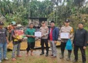 Polsek Kempas Peduli, Berikan Bansos kepada Warga Korban Musibah Kebakaran Rumah