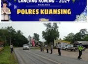 Apel Pagi Personil PosYan Ops Ketupat 2024 Polres Kuansing: Antisipasi Gangguan Kamtibmas dan Pelayanan Humanis bagi Pemudik