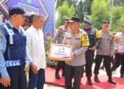 Cek Pengamanan Arus Mudik Lebaran, Wakapolda Riau Kunjungan ke Pos Terpadu Perbatasan Riau-Sumut