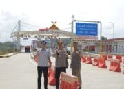 H-1 Lebaran, Arus Lalu Lintas di Gerbang Tol Bangkinang Masih Sepi