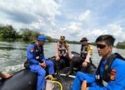 Antisipasi Lonjakan Wisata, Dit Pol Air Polda Riau Bersama Sat Samapta Polres Kampar Berpatroli