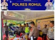 Dalam OKLK-24 Kabag Ops Polres Rohul Kunjungan Personil Pos Yan Pematang Baih, Simak Arahannya