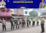 Tim Satgas Posyan Bagansiapiapi Polres Rohil Lakukan Kegiatan Apel Pagi
