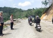 Kapolres Kuansing Pimpin Monitoring Arus Balik Mudik Lebaran 2024 di Wilayah Polsek Kuantan Mudik