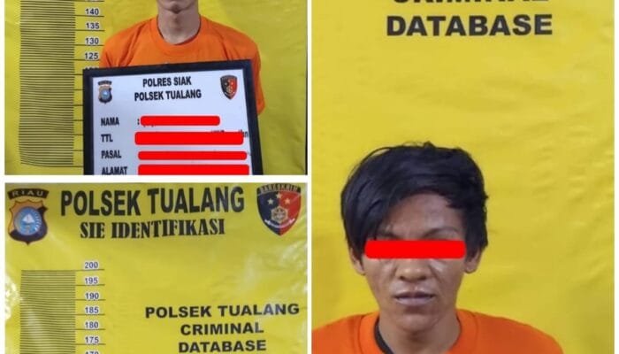 Tim Opsnal Polsek Tualang Amankan 3 Pelaku Bongkar Rumah