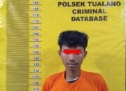 Gerak Cepat, Pelaku Pencuri HP Terekam CCTV diamankan Tim Opsnal Polsek Tualang