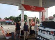 Polres Kuansing Lakukan Pengecekan di SPBU Kebun Nenas Desa Jake : BBM Tepat Sasaran
