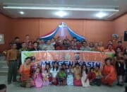 Minggu Kasih Polresta Pekanbaru di Apresiasi Pengurus Gereja GPI Elbenhaizer