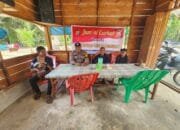 Program Jumat Curhat, Personil Polsek Bonai Darussalam Himbau Masyarakat Tak Membuka Lahan dengan Cara di Bakar