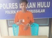 Seorang Pengedar Sabu di Kunto Darussalam, Keok di Tangan Polisi