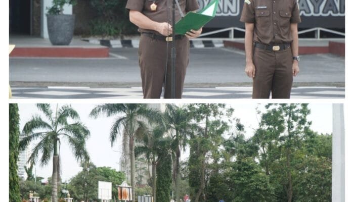 Asisten Tindak Pidana Khusus Kejaksaan Tinggi Riau Penerima Apel Kerja Pagi