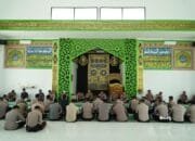 Bina Karakter dan Rohani Personil, Polres Rohul Rutin Binrohtal Tiap Hari Kamis