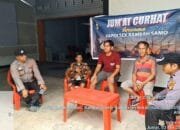 Wujudkan Situasi Aman dan Kondusif, Personil Polsek Rambah Samo Rutin Gelar Program Jum’at Curhat Presisi