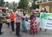 Alhamdulillah, Kapolsek Siak Hulu Terus Laksanakan Giat Jum’at Curhat dan Bakti Sosial Berbagi Sembako Bersama PT. ABL