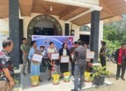 Sat Reskrim Polres Kuansing Gelar Minggu Kasih di Gereja GBI KNCC Teluk Kuantan