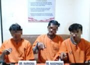 Terlibat Peredaran Sabu, Tiga Orang Pria Diringkus Polisi
