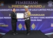Dirlantas Polda Riau Raih Presisi Award dari Lemkapi