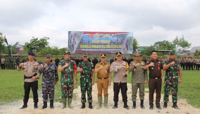 Kapolresta Pekanbaru Hadiri Pembukaan TMMD ke 120 Kodim 0301 PBR