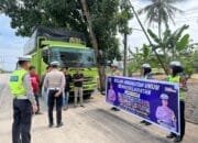 Sat Lantas Polres Kuansing Sosialisasi Program Bulan Angkutan Umum Berkeselamatan (Bung Selamat)