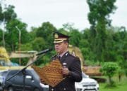 AKBP Budi Pimpin Upacara Peringatan Hari Lahirnya Pancasila Tahun 2024 Tingkat Polres Rohul