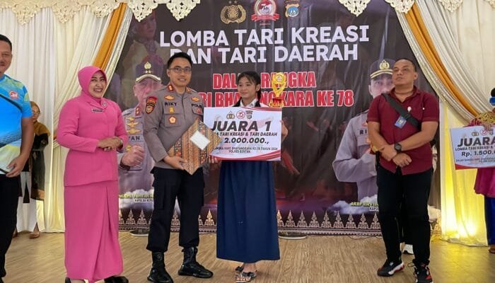 HUT Bhayangkara ke-78 Polres Bintan Gelar Lomba Tari Kreasi