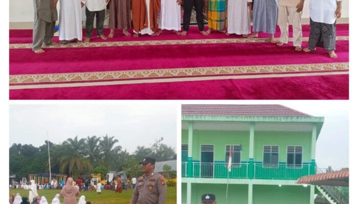 Polsek Rambah Hilir Amankan Pelaksanaan Shalat Idul Adha 1445 H /2024