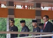 Kabag SDM Polres Kuansing Hadiri Upacara Hari Lahir Pancasila di Lapangan Limuno Tahun 2024