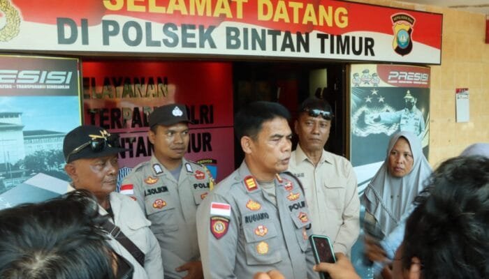 Polsek Bintan Timu, Polres Bintan Berikan Tangkap Tersangka Pelecehan Terhadap Anak Dibawah Umur