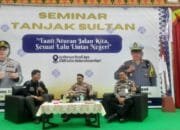 Satuan lalu Lintas Polres Bintan Gelar Seminar Lalu Lintas Bersama Mahasiswa