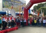  Ribuan Masyarakat Ikut Jalan Santai Peringati Hari Bhayangkara ke-78, Polres Bintan