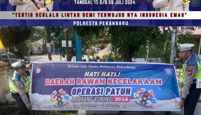 Ops Patuh Lancang Kuning 2024: Disiplin dan Kesadaran Berlalu Lintas