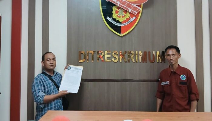 LSM BARA-API Membuat Laporan Ke Polda Riau Terkait Maraknya Preman Berkedok Debt Colector di Kota Pekanbaru