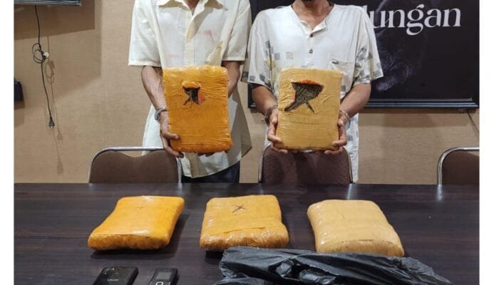 Polsek Bagan Sinembah Gagalkan Upaya Penyelundupan 5 Kg Ganja