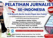 Ingin Mendalami Dunia Jurnalistik, Ikuti Pelatihan Jurnalistik Online Se-Indonesia