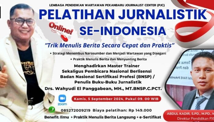 Ingin Mendalami Dunia Jurnalistik, Ikuti Pelatihan Jurnalistik Online Se-Indonesia