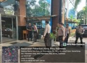 Subsatgas Pam Objek Kegiatan Lakukan Pengamanan di Area RSUD Arifin Achmad