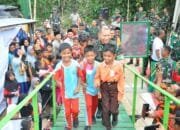 Danrem 031/WB Resmikan Jembatan “Perintis Kartika”: Menghubungkan Dua Desa dan Membuka Akses